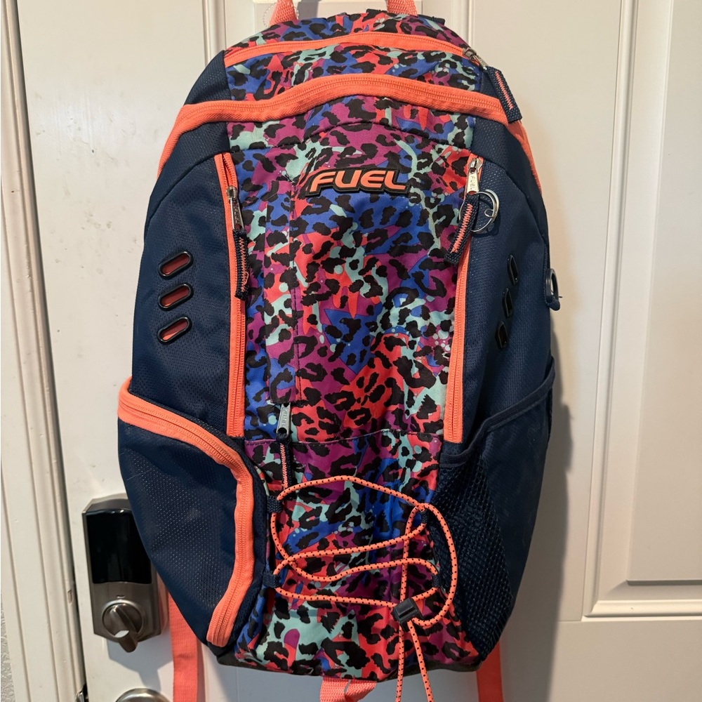 Fuel Kids Leopard Print Backpack - Multicolor